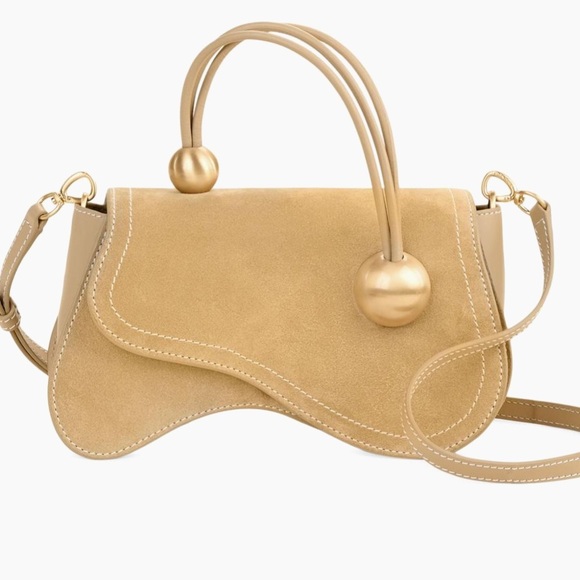 cult gaia Handbags - Cult Gaia Tan Crossbody Bag
